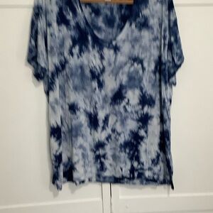 Old Navy Navy Tie-Dye Short Sleeve Tee